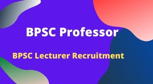 BPSC Assistant Professor Vacancy 2020