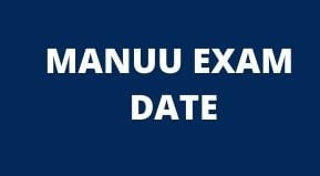 Manuu Distance Exam time table 2023