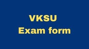 VKSU UG Part 2 Exam form 2019-22 Apply online | vksuonline.in Exam form