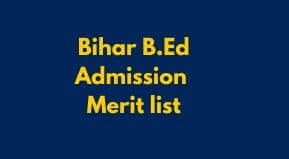 Bihar CET B.Ed Merit list 2023 link | LNMU B.Ed 1st Merit list 2023