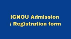 IGNOU Admission form January 2024 Date | IGNOU January 2024 Registration form link