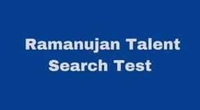Ramanujan Talent Search Test 2023 Registration Form Date