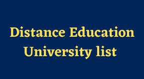 Distance Education University list UGC approved 2023