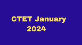 CTET January 2024 Online form date llink