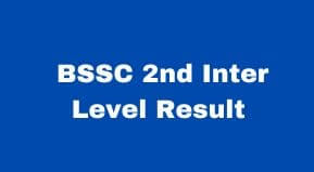 BSSC 2nd Inter Level Result 2023 link