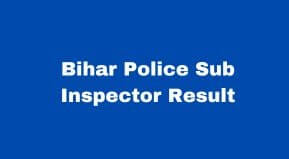 Bihar Police Sub Inspector SI Result 2024 | Bihar Daroga SI Result 2024